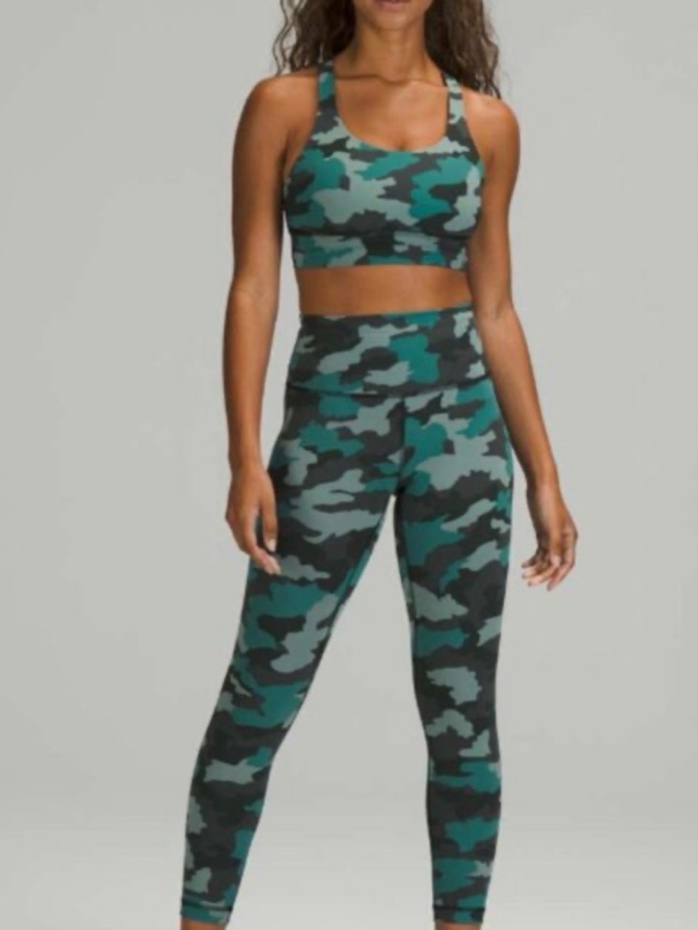 Lululemon Wunder Under High-Rise Tight 25" Tidewater Teal - Picture 2 of 6